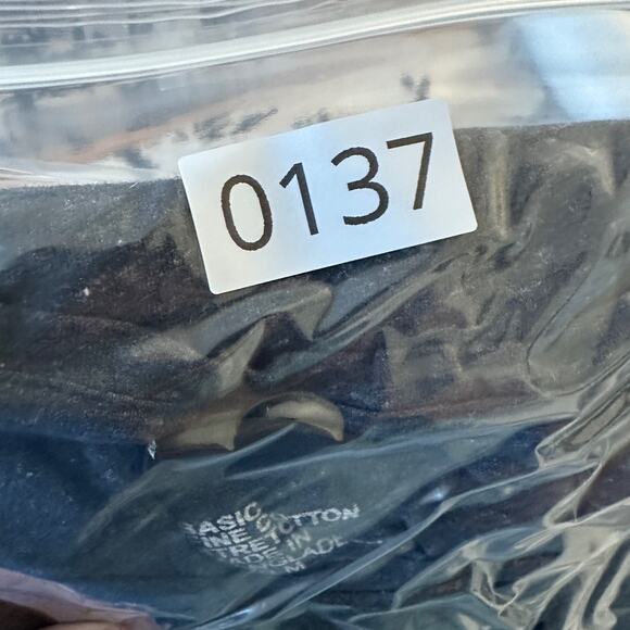 h&m men's medium dark gray long sleeve fine cotton stretch basic crewneck tee - Picture 5 of 5